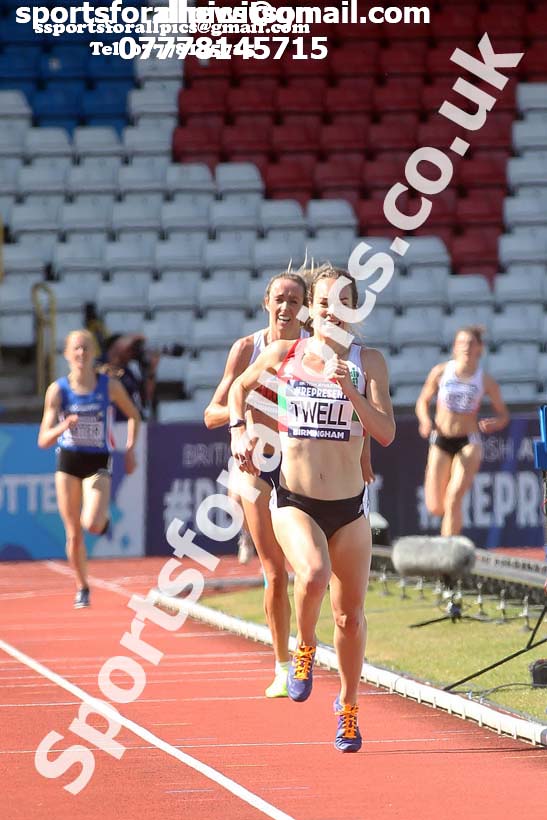 Womens 5000 metres, British World Championship Team Trials, Alexander Stadium, Birmingham